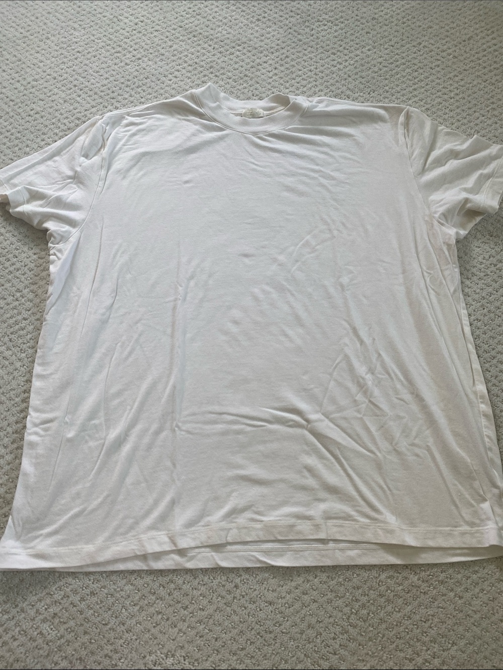 Skims Boyfriend Tee - off white XL
